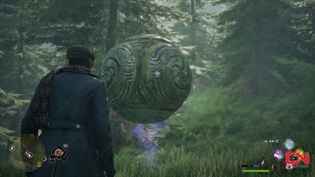 large stone ball merlin trial hogwarts legacy