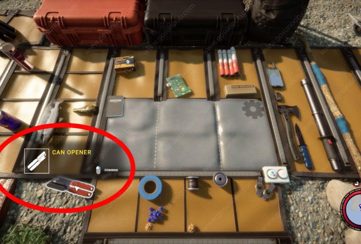 sons of the forest can opener location get food from tin