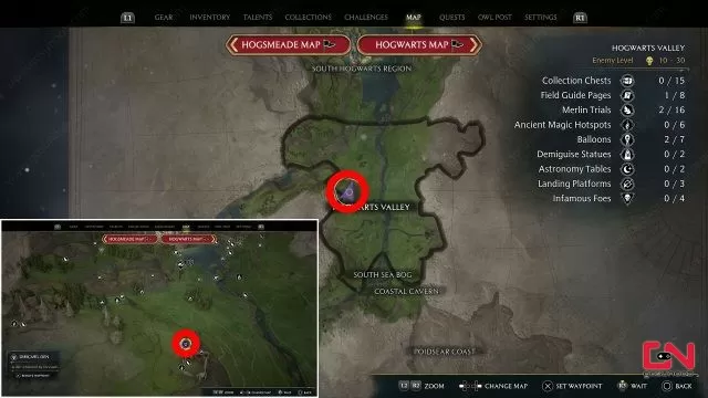 where to find diricawl locations in hogwarts legacy