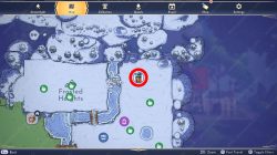 where to search around for clues to the source of the blizzard in the frosted heights