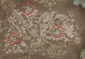 Where To Find All Stronghold Locations In Diablo 4