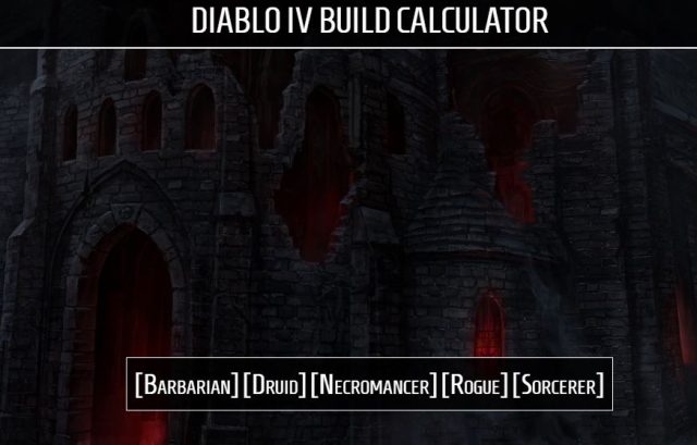Best Diablo 4 Build Calculator