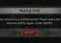 Diablo 4 Error Code 395002, Your Account is Currently Locked