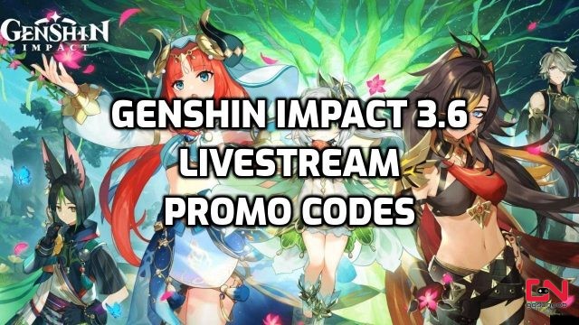 Genshin Impact 3.6 Promo Codes, Redeem Free Primogems & More