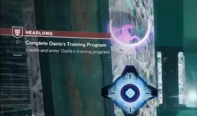 Locate and Enter Osiris Training Program, Destiny 2 Headlong