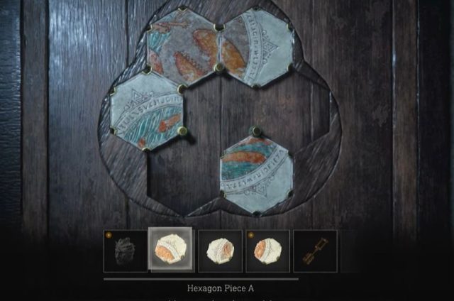 RE4 Remake Stone Pedestal Puzzle, All Hexagon Pieces Locations