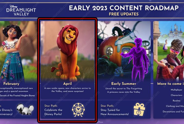 When is Disney Dreamlight Valley April Update 2023