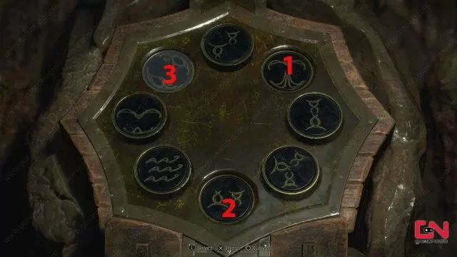 how to solve resident evil 4 remake large cave shrine puzzle