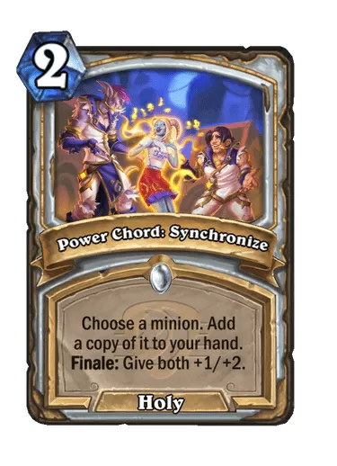 power chord synchronize hearthstone