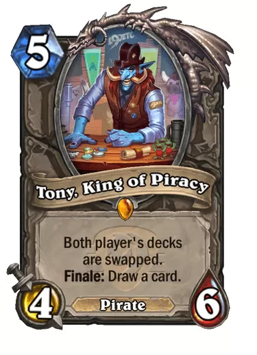 tony king of piracy hearthstone