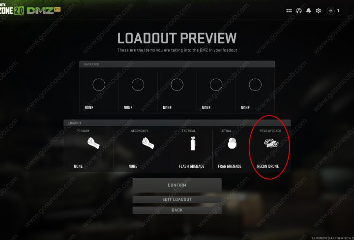 DMZ Field Upgrade Bug