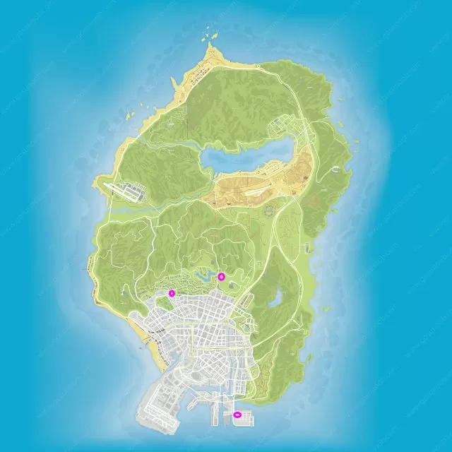 GTA 5 Street Dealers april 5th 2023 south map