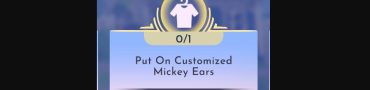 Put on Customized Mickey Ears Disney Dreamlight Valley