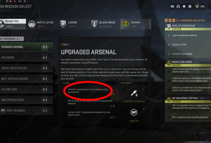 attach a suppressor onto a weapon at a workbench dmz upgraded arsenal