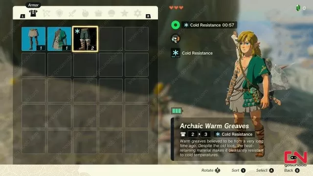 Best Early Cold Resistance Armor in Zelda Tears of the Kingdom
