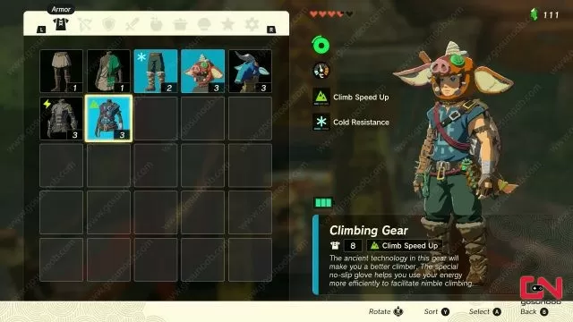 Quite Stylish Outfit From Misko’s Collection Said to Let You Quickly Climb Cliffs Zelda