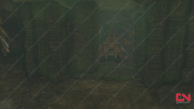 Dueling Peaks Cave Stone Door Puzzle Zelda TOTK