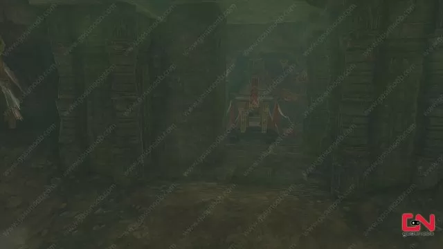 Dueling Peaks Cave Stone Door Puzzle Zelda TOTK