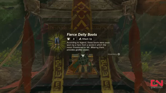 Fierce Deity Boots Zelda TOTK