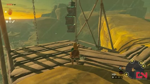 Repair Gerudo Canyon Skyview Tower Lift in Zelda Tears of the Kingdom