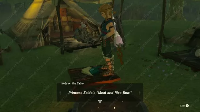 Princess Zelda’s recipe “Meat and Rice Bowl” TOTK