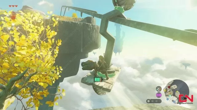 Cross to Island with Broken Rail Zelda TOTK