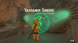 How to Reach Yansamin Shrine TOTK