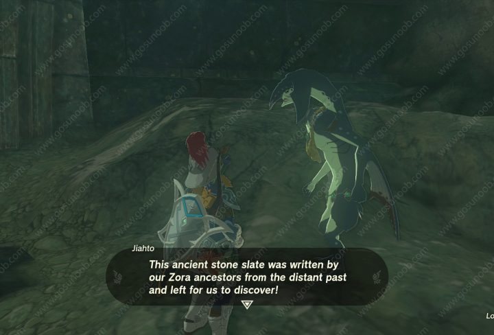 Jiahto at Toto Lake, Sidon of the Zora Zelda TOTK