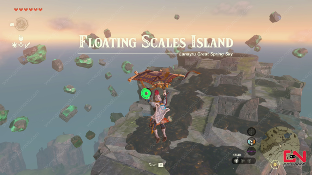 Land of the Sky Fish Island Zelda Tears of the Kingdom