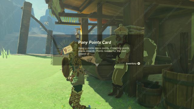 Pony Points Card Rewards Zelda Tears of the Kingdom