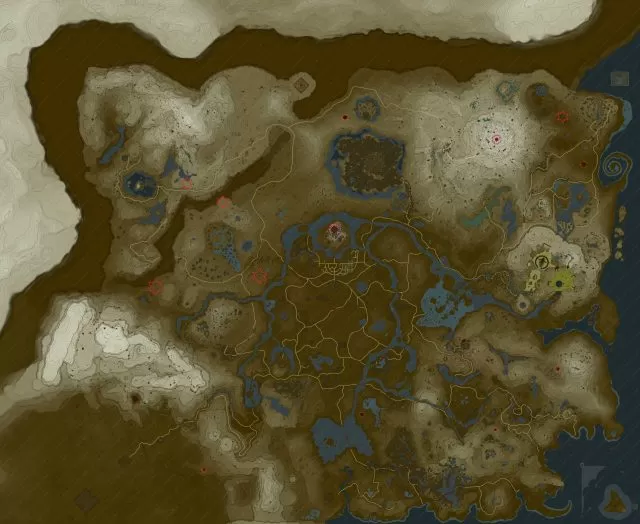 Tears of the Kingdom Red Lynel Locations Map