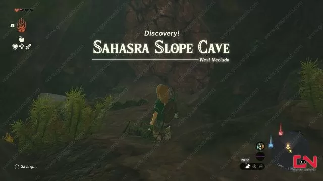 Sahasra Slope Skyview Tower Zelda TOTK Cave Location