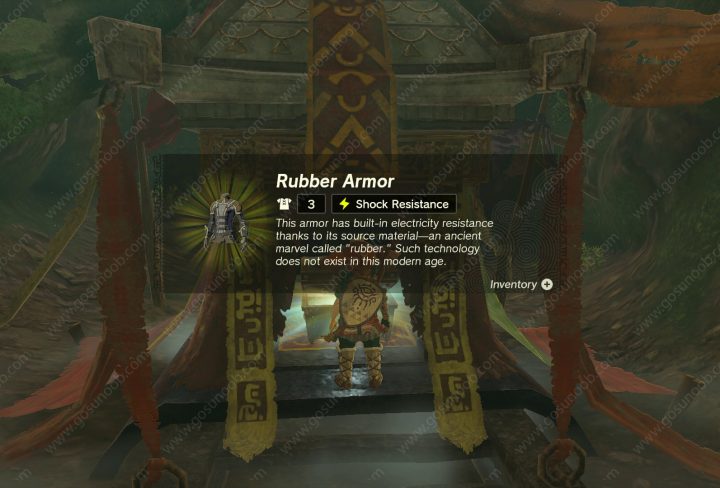Shock Resistance Rubber Armor Location Zelda TOTK