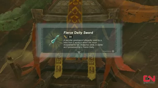 Fierce Deity Sword TOTK