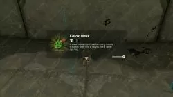 The Korok Mask is in the chest