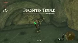 The main entrance to the Forgotten Temple is blocked