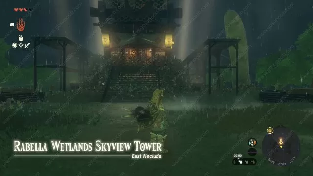 Unlock Rabella Wetlands Skyview Tower Zelda Tears of the Kingdom