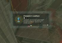 Zelda TOTK Champion's Leathers Upgrade Cost