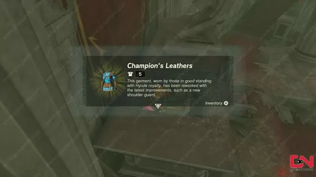 Zelda TOTK Champion's Leathers Upgrade Cost