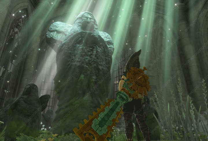 Zelda TOTK I Am Trapped Under Water Behind Stone Gate of Great Plateau