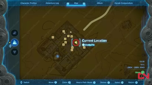 Mattison in Gerudo Town Map