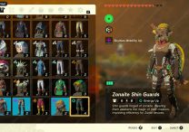 Zonaite Armor Set Zelda Tears of the Kingdom