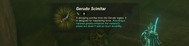 gerudo shield & scimitar zelda totK pride of the gerudo