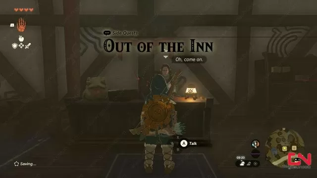 inn owner tent & hearty truffle zelda totk out of the inn