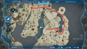 map road how to get to Temple of Time Zelda Tears of the Kingdom