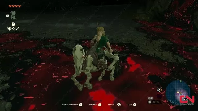 skeleton horse zelda tears of the kingdom stalhorse location