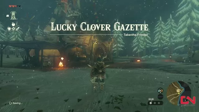 totk lucky clover gazette location