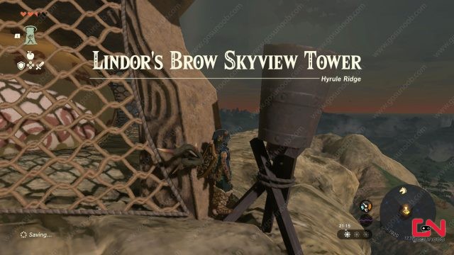 unlock lindors brow skyview tower zelda tears of the kingdom