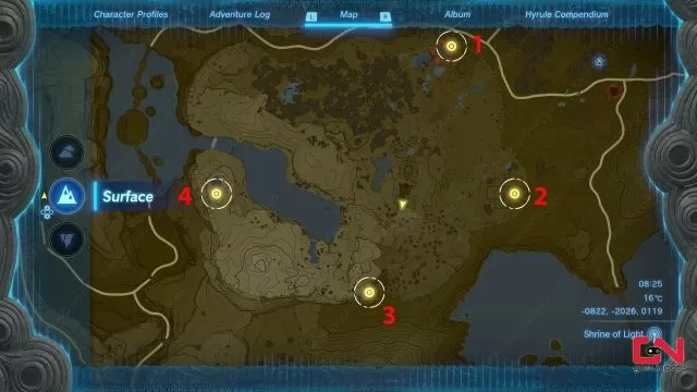 where to find eye locations call from the depths zelda tears of the kingdom