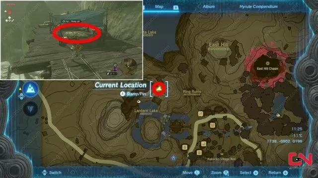 where to find inn owner tent zelda totk out of the inn